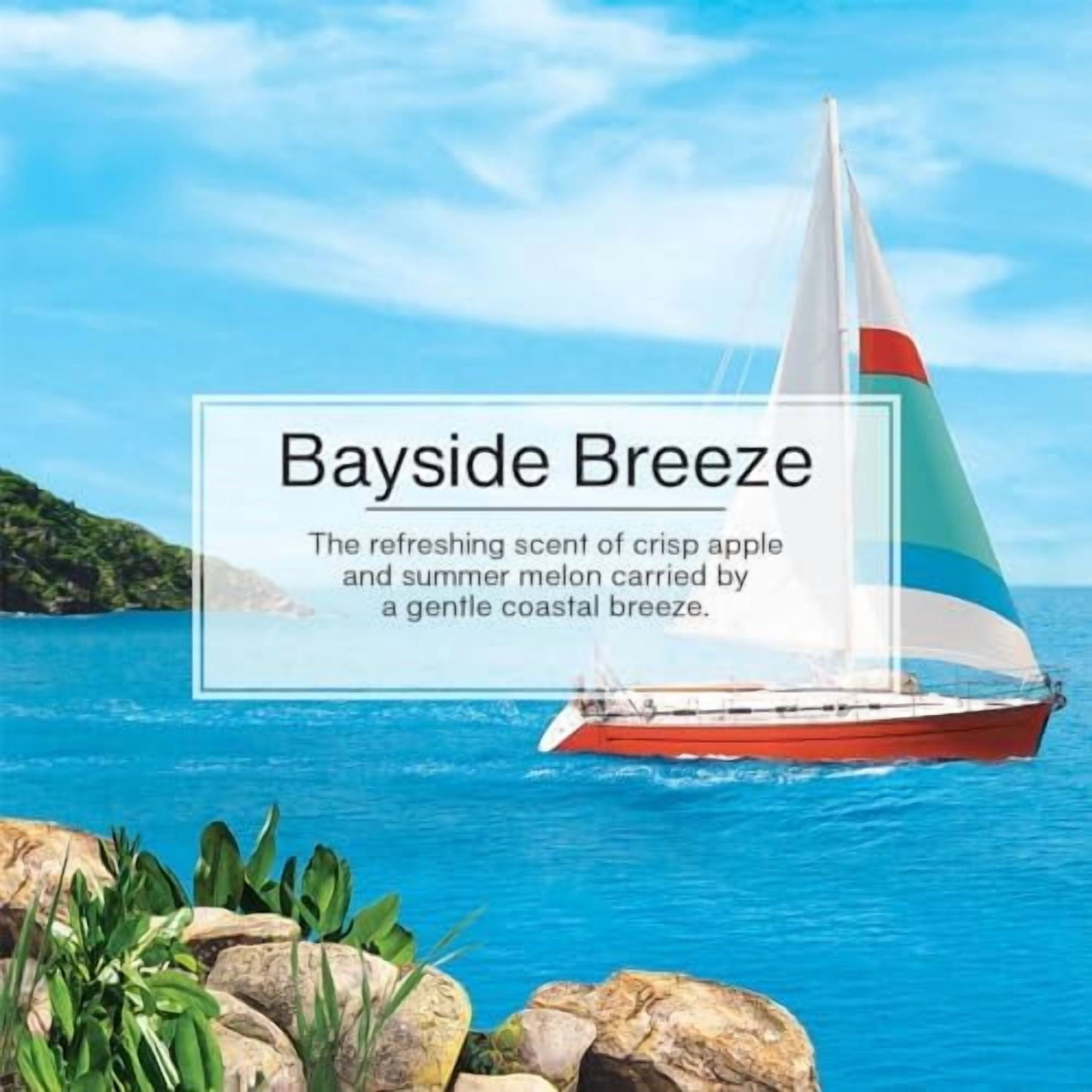 LITTLE TREES Air Fresheners Car Air Freshener. Hanging Tree Provides Long Lasting Scent for Auto or Home. Bayside Breeze, 24 Air Fresheners