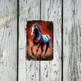 thumbnail image 5 of 1pc, Jit Horse Metal Tin Sign, 8x12inch, Rustic Wall Art, Artistic Animal Nature Design, Ideal for Bars, Clubs, Cafes, Restaurants, Billiard Rooms, Hotels, Homes, Offices, Bedrooms, Bathrooms, Garage, 5 of 8