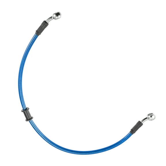 Unique Bargains 19.69" 10mm ID Motorcycle Hydraulic Brake Line Oil Hose Pipe Braided Cable for ATV Sport Bikes Blue