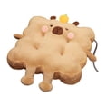 thumbnail image 2 of Esquirla Cartoon Seat Cushion, Capybara Chair Cushion Kids Present Stuffed Capybara Animal for Desk Chair Home Dinning Office Chair Brown, 2 of 7