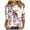 Wine, variant on Frostluinai Going Out Tops for Women 3/4 Sleeve Round Neck Comzy T Shirts Casual Floral Graphic Tunic Shirts Trendy Fall Pullover Gifts