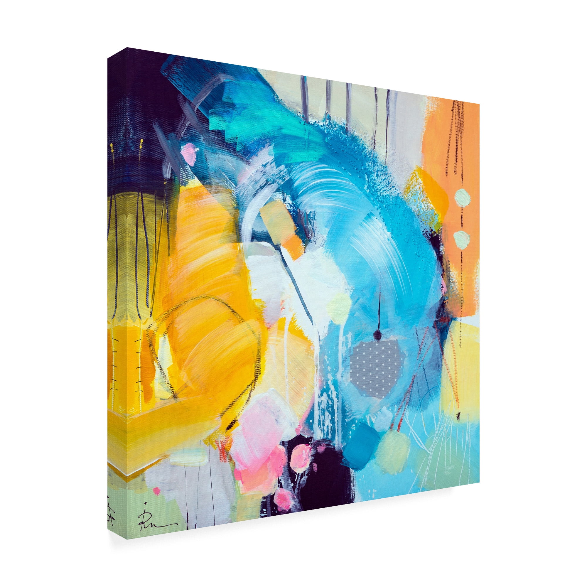 Trademark Fine Art 'Ira Ivanov Paint Expression Study 8' Canvas Art by Ira Ivanov