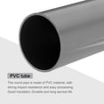 thumbnail image 4 of Uxcell Rigid Round Pipe 67.8mm ID 75mm OD 330mm/13" Light Grey High Impact for Water Pipe Crafts Cable Sleeve, 4 of 6