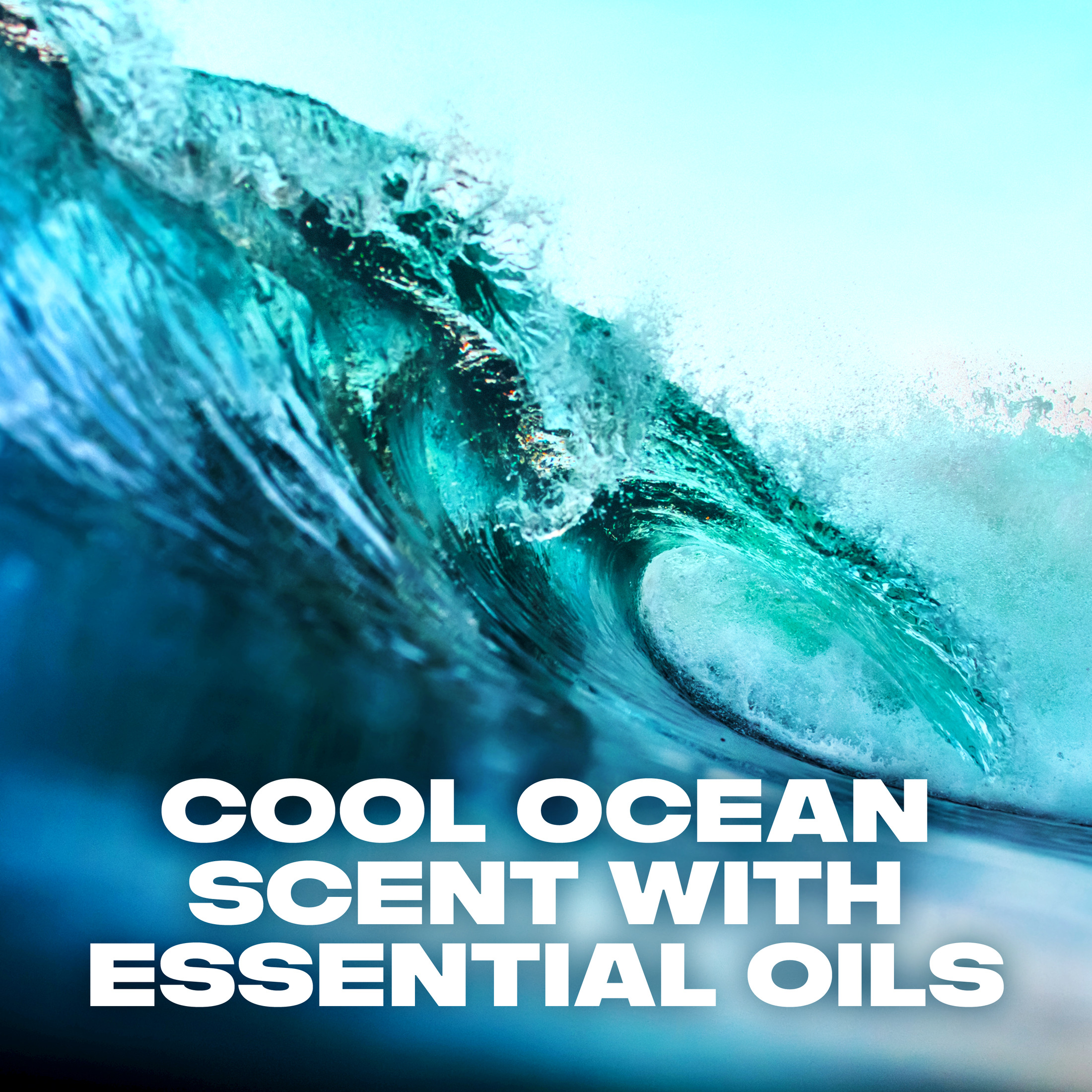 AXE Cool Ocean Men's Body Wash 12H Refreshing Scent With Essential Oils