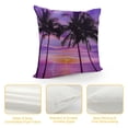 thumbnail image 4 of Qinduosi Pillow Cover Inch Palm Tree Landscape Linen Cushion Cover for Home Sofa Chair Decor Farmhouse Pillow Case, 4 of 5