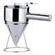 thumbnail image 2 of Dispensador de masa de acero inoxidable con rejilla, gran capacidad, 1200 ml, embudo, para pastel, para magdalenas, , gofres, utensilio Macarena dispensador de panqueques, 2 of 8