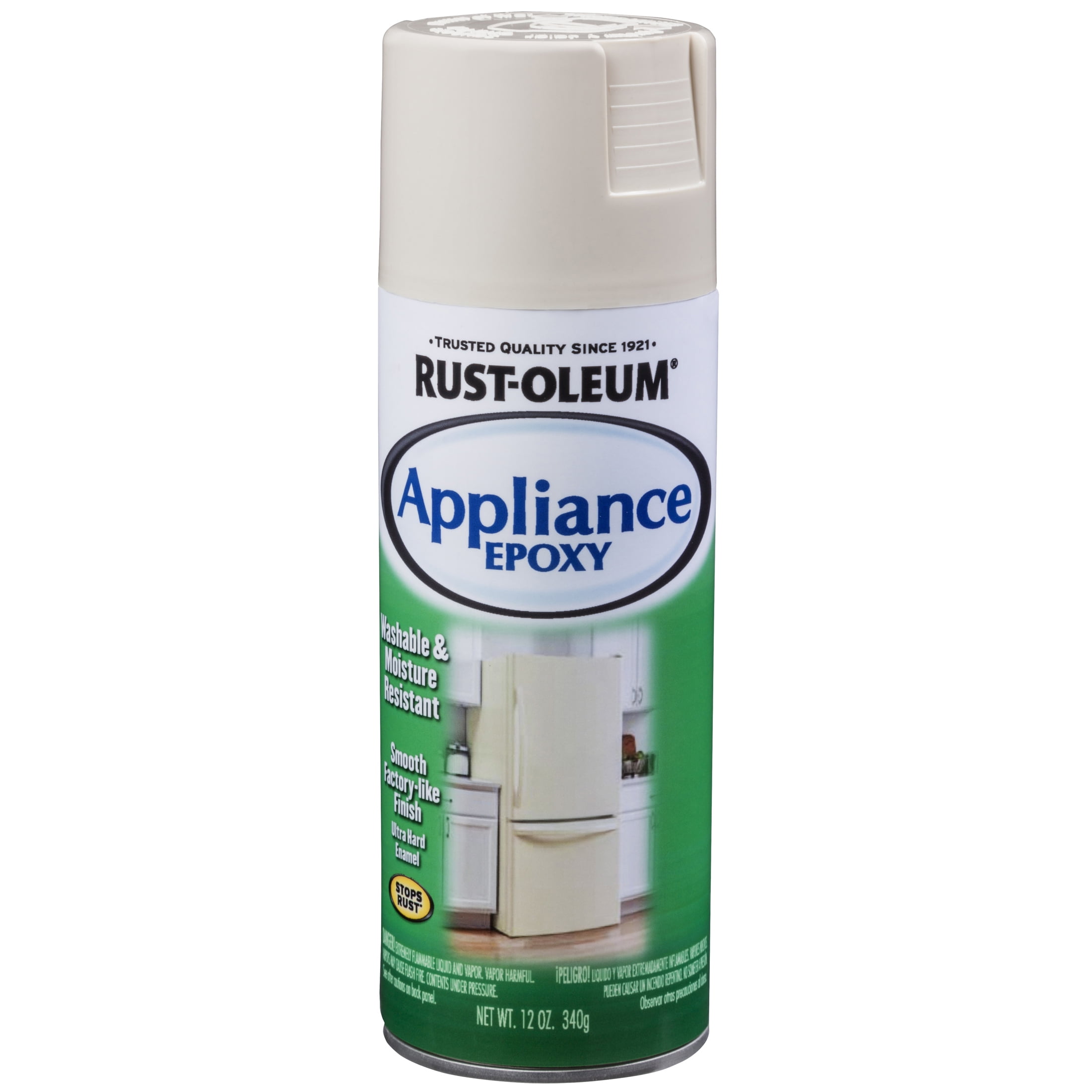 Rust-Oleum 210372 Specialty Appliance Epoxy Spray Paint, 12 Oz, Biscuit