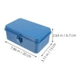thumbnail image 2 of HEANUJJ Portable Metal Tool Box for Car Trunk with Small Parts Organizer, Storage Case for Tools and Accessories, 2 of 8