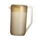 thumbnail image 2 of Jarra con escala, tetera para té helado, recipiente versátil para jugo, jarra de agua para refrigerador, catering, restaurante, limón, agua, leche 2400 ml Marrón, 2 of 8
