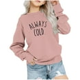 thumbnail image 2 of piuwrlz Sweatshirt for Girls Long Tops Sleeve Printed Hoodie Long Sleeves Without a Hat Sweater Watermelon Red Size 7-8 Years, 2 of 6