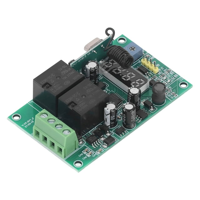 DC Motor Control Module, White Green 75mAh DC Motor Remote Control Module Stable For Gate