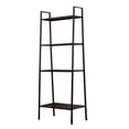 thumbnail image 6 of SamyoHome 4-Tier Bookcase Bookshelf Ladder Storage Rack Wire Shelving,Black, 6 of 10