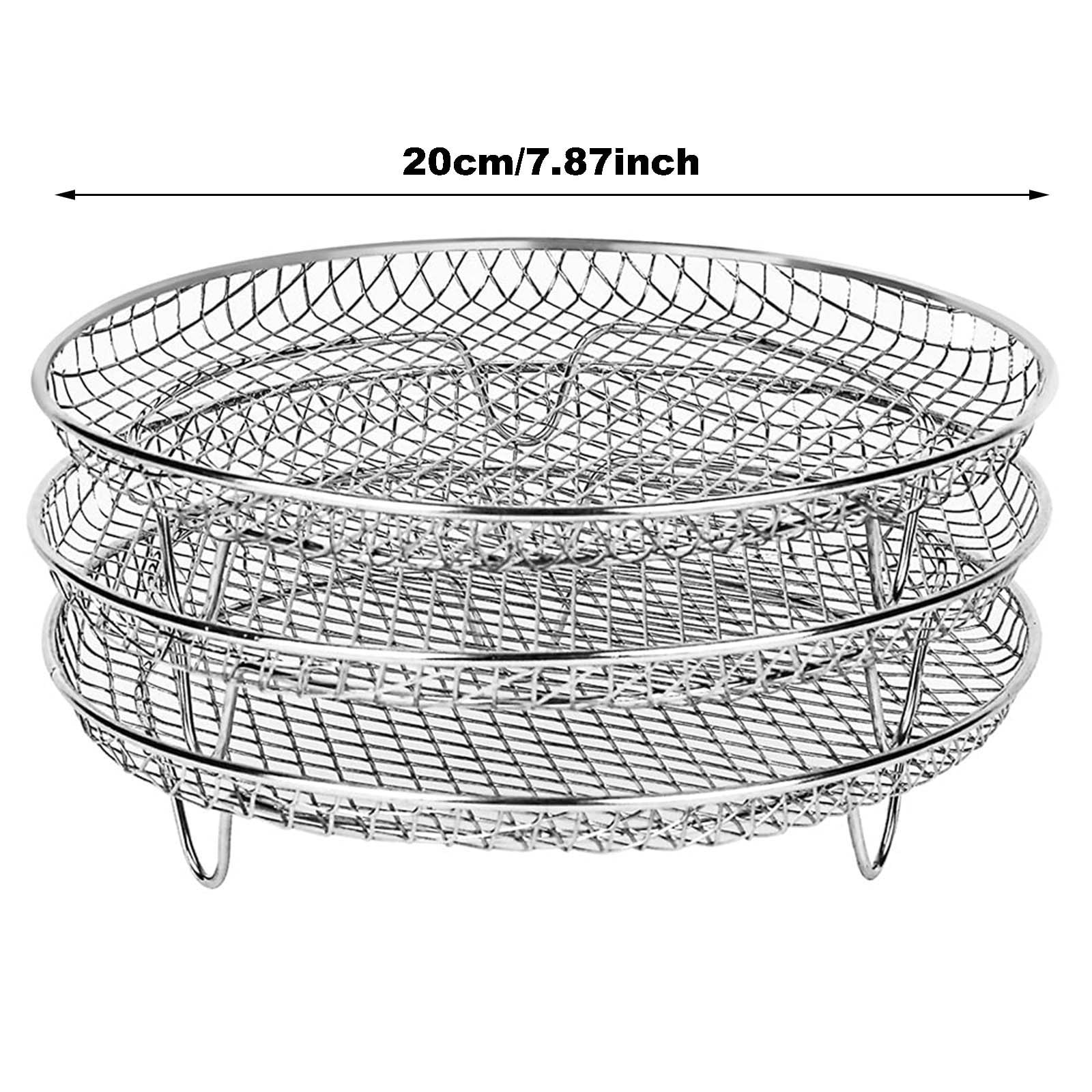 Dishwasher Basket,304 Stainless Steel Dishwasher Silverware Basket,Replacement Utensil Mesh Drain Silverware Holder for Chopstick Fruits,Scoops (Silver, Round)