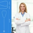 thumbnail image 4 of Scian Professional double-sided stethoscope with ear tips for use by clinical students, doctors, and nurses White, 4 of 7