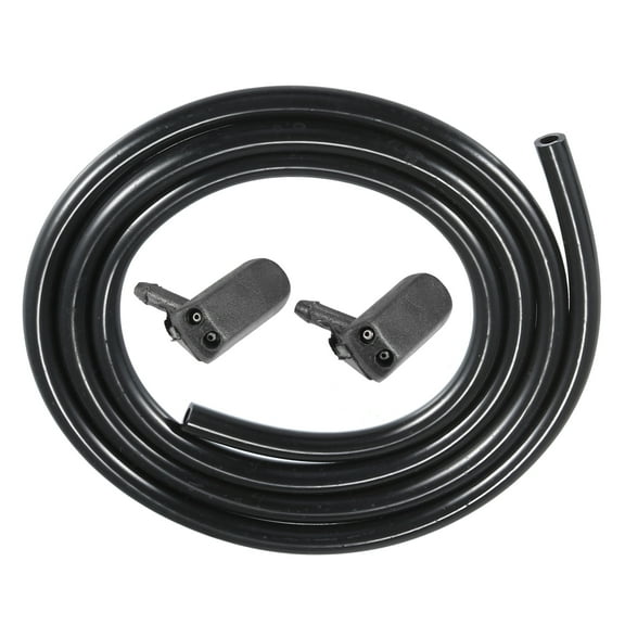Unique Bargains Windshield Wiper Washer Nozzle Spray Jet Kit with 1m Windshield Washer Hose for Volkswagen No.191955985A