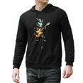 thumbnail image 2 of COMIO Hippo Playing Bass Guitar Shirt Gifts Animal Playing Guitar Pullover Hoodie, 2 of 4
