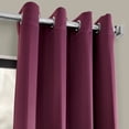 thumbnail image 2 of Aubergine Grommet Blackout Room Darkening Curtain (1 Panel), Aubergine, 50W X 108L, 2 of 6