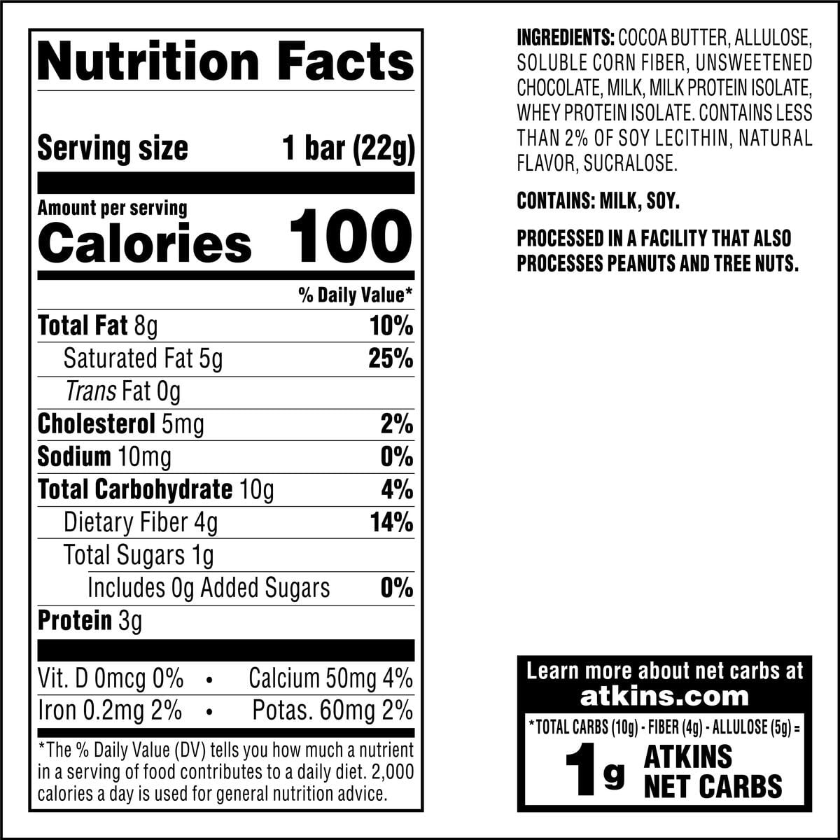 (4 pack) Atkins Endulge Treats, Crunchalicious Bar, Keto Friendly, 5 Count