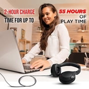 Philips Bluetooth Headphones Wireless Over Ear Stereo Noise Cancelling Headset with Mic, TAH8507
