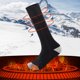 thumbnail image 4 of Calcetines eléctricos con calefacción Calcetines de calor para clima frío alimentados por batería para hombres y mujeres Montar al aire libre Camping Senderismo Montar Calcetines cálidos de invierno, 4 of 8