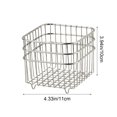 thumbnail image 6 of Yooshoverk 304 Stainless Steel Wall-Mounted Kitchen Basket, Organizer for Onions, Ginger, and Garlic, 6 of 6