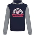 thumbnail image 2 of Men's Levelwear Navy Washington Nationals Throwback Ultimate Banner Arch Hoodie, 2 of 3