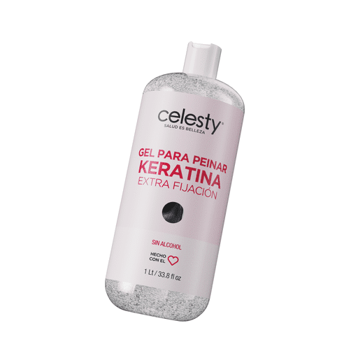 Gel para Peinar Keratina 1lt Celesty Gel Keratina 1lt