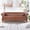 Brown Sofa, variant on 84.65'' Velvet Chesterfield Chair, Mid-Century Modern Three People Sofa Chair with Button Tufted Backrest and Nailhead Decor,Tufted Upholstered Rolled Armchair for Home Bedroom Reading Room,Gray