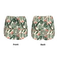 thumbnail image 5 of Picia Palm Trees and Tropical Pattern Women's 2 in 1 Athletic Running Shorts High Waisted Workout Casual Gym Sweat Shorts with Comfy Liner Zipper Pockets-Large, 5 of 9