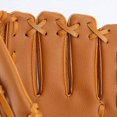 thumbnail image 4 of Baseball Glove for Kids and Adults, PU Leather Baseball Glove, x27 Kit;Training for Catching Bats,9.5x27;,Brown, 4 of 4