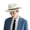 Beige, variant on Panama Straw Fedora Hat for Men Breathable Lightweight Woven Sun Hat Classic Business Casual Summer Cap for Outdoor Commute Travel,M
