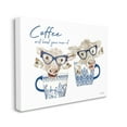 thumbnail image 3 of Stupell Industries Boost Your Moo-d Humorous Farmhouse Cow Coffee Mugs Graphic Art Gallery Wrapped Canvas Print Wall Art, Design by Cindy Jacobs, 3 of 7