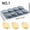 A, variant on Fruit Shape Silicone Cake Mold - Apple & Lemon Design for Mousse, Gelatin & Dessert Baking, Non-Stick Food-Grade Silicone, Oven Microwave Freezer Safe