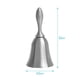 thumbnail image 2 of Campana de mano, campana de barra, campana de clase, campana de cena, hermosa barra de mano (plata), 2 of 5
