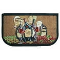 thumbnail image 4 of Kashi Home Kitchen Rug, Area Rug, Mat, Beautiful Print Non-Skid Latex Back Bending Wine 20x40 Rectangle, 4 of 4