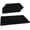 24-Slot Inserts - Black, variant on 5 Pack 50-Slot Gray Liner Jewelry Storage Tray Inserts 14.75x8.25x1 Inches - Jewelry Pads
