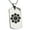 Silver, variant on Stainless Steel Chiba Samurai Crest Engraved Dog Tag Pendant Necklace