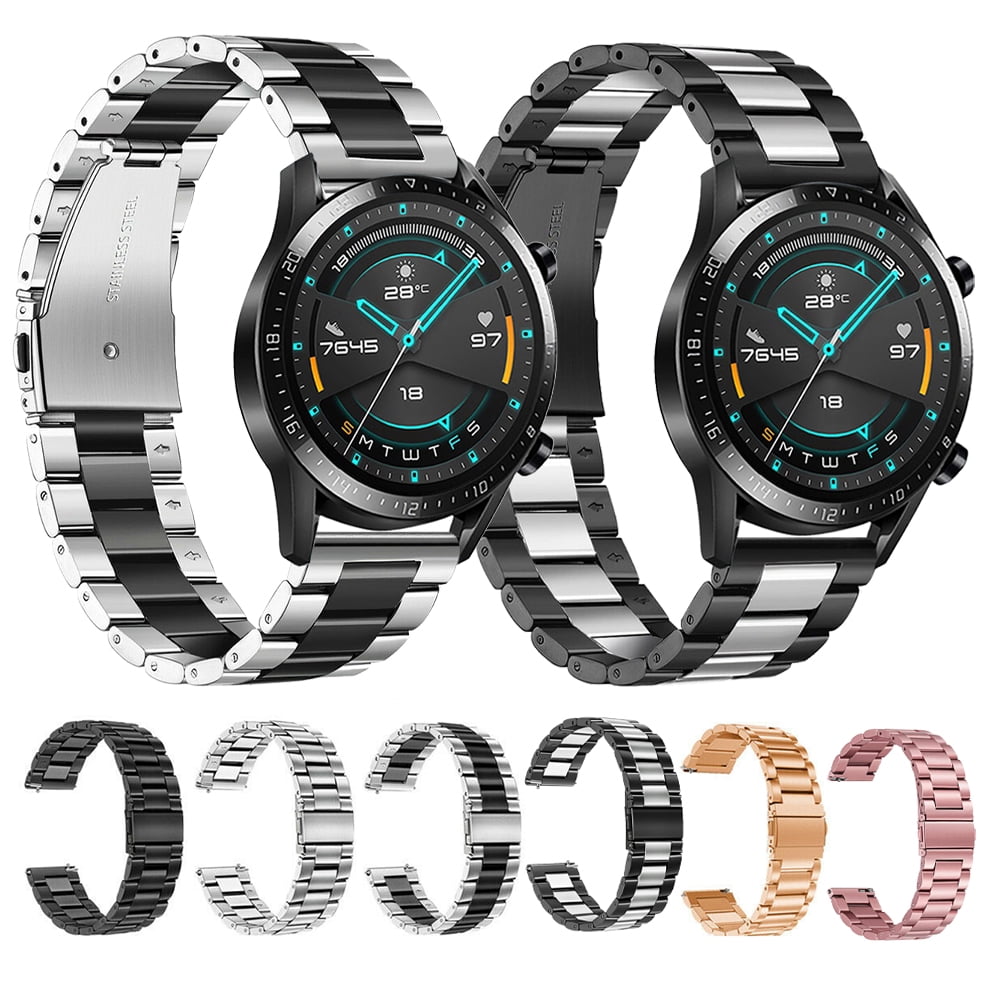Amdohai 22mm Watchband Stainless Steel Watch Band Strap Wristband Replacement for WATCH GT2 46mm HONOR MagicWatch2 46mm HONOR MagicWatch