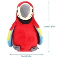 thumbnail image 4 of Juguete de Peluche Electrónico ANGGREK Juguete Educativo de Dibujos Animados Color Rojo Azul Verde, 4 of 8