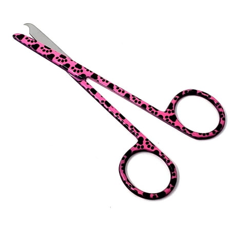 

Stitch Scissors 4.5 with One Hook Blade Stainless Steel Pink Paws