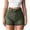 Green, variant on Gsakboxl Cargo Shorts for Men Women High Waist Solid Color Stretch Denim Shorts Classic 5 Pocket Casual Jean Hot Pants Black