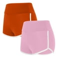 thumbnail image 2 of PIWHJQK Women Athletic Gym Yoga Shorts Women Solid High Waist Yoga Athletic Short Bottoms, 2 of 5