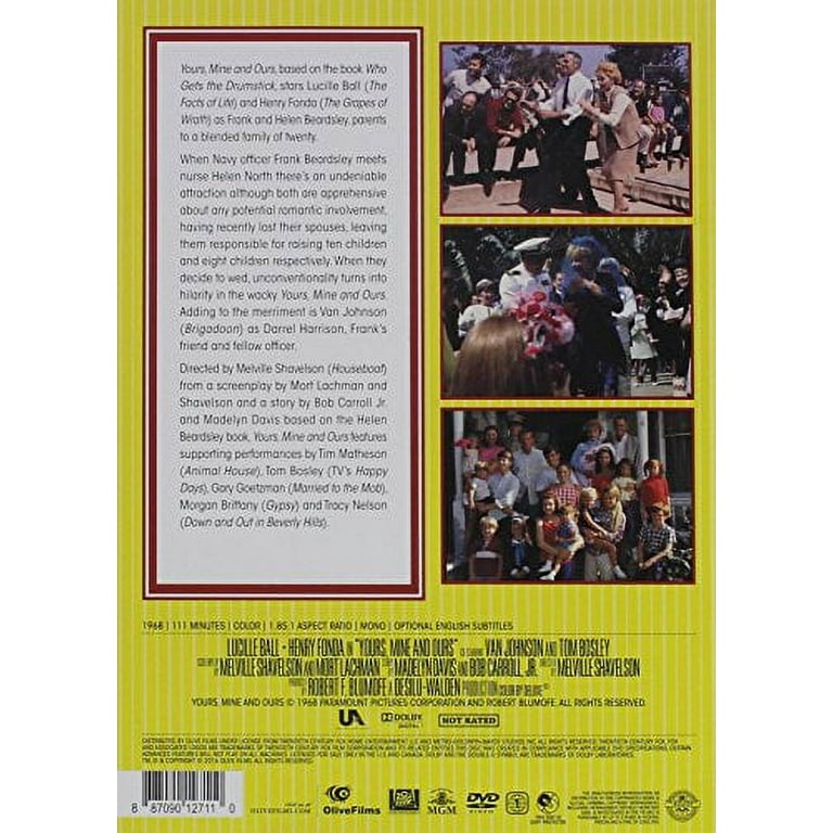 Yours, Mine and Ours (DVD), Olive, Comedy - Walmart.com
