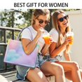 thumbnail image 5 of Large Capacity Tote Bag,Dreamy Pastel Sky Handbag Fashion Luxury Tote Bag,15.7"x13"x 5.1" Inches,Laptop Compatible, 5 of 6