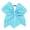 Cyan, variant on Yoyauz 8" Plus Cheerleader Bow Girl Hair Ornament with Ponytail Stand Bow Cheerleader Soft Football Competition Sports