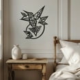 thumbnail image 4 of Violaura Hummingbird Metal Wall Art - Easy to Install Hanging Perfect for Home, Living Room Decor (60.0" x 48.0"), 4 of 8