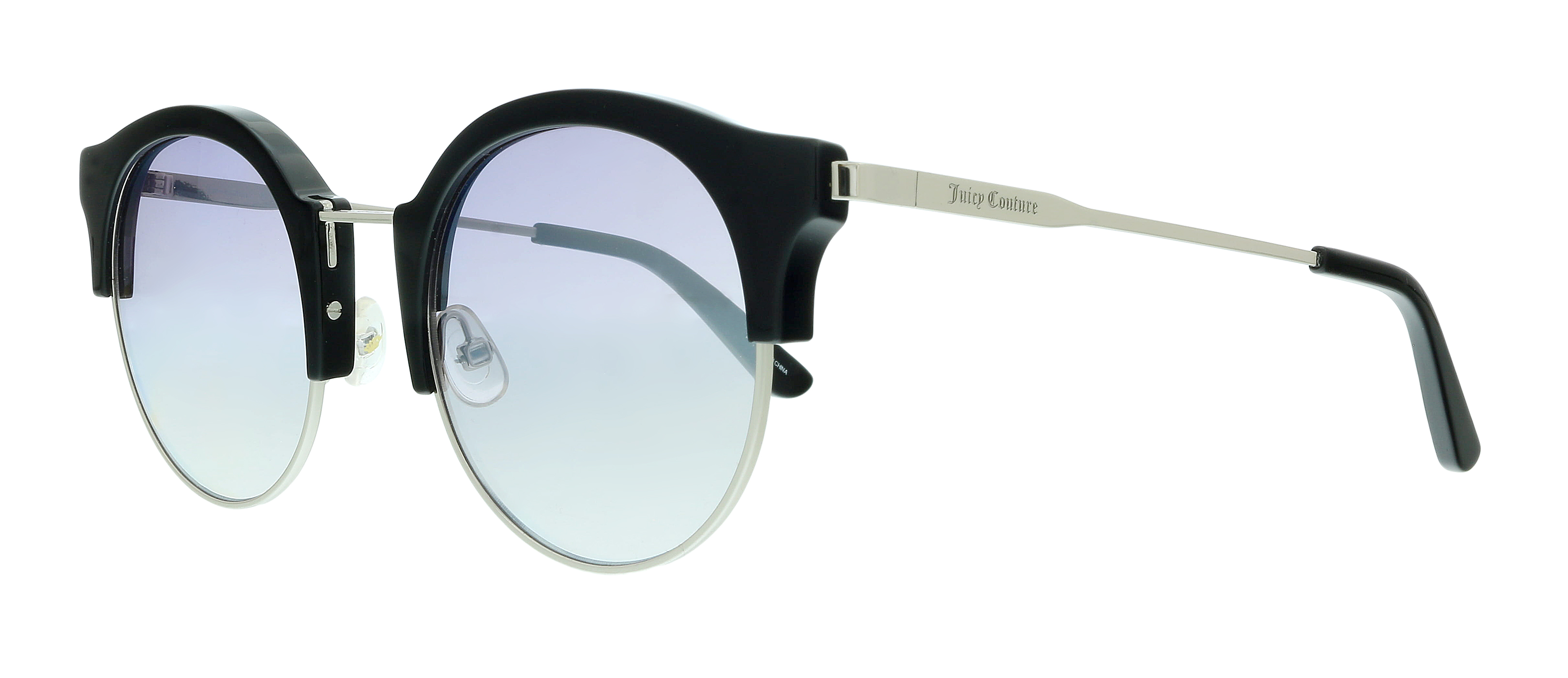 Juicy Couture Womens Aviator Sunglasses Gold Tone Metal Mirror Lens Heart New Women main image 4