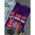 thumbnail image 3 of Me And My Cat Forever T-Shirt Women -Image by Shutterstock, Female 5X-Large, 3 of 4