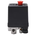 thumbnail image 1 of Interruptor de presión para compresor de aire de 6 a 8 kg, resistente, 4 puertos, NPT1/4 pulg., 135 a 175 PSI, 20 A, CA 240 V, 1 of 14