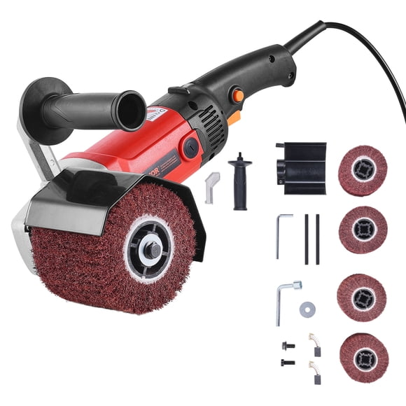 Pulidora de metales electrica VEVOR de 1200 W y 6 velocidades, 4 ruedas